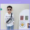 Trendy Children's Sling Bag For Boys Stylish Chest Bag In Checkerboard Pattern With Breathable Durable Design