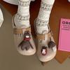 Lightweight and cute cartoon thick-soled bag head slippers women's summer wear soft-soled heightening Birkenstock slippers