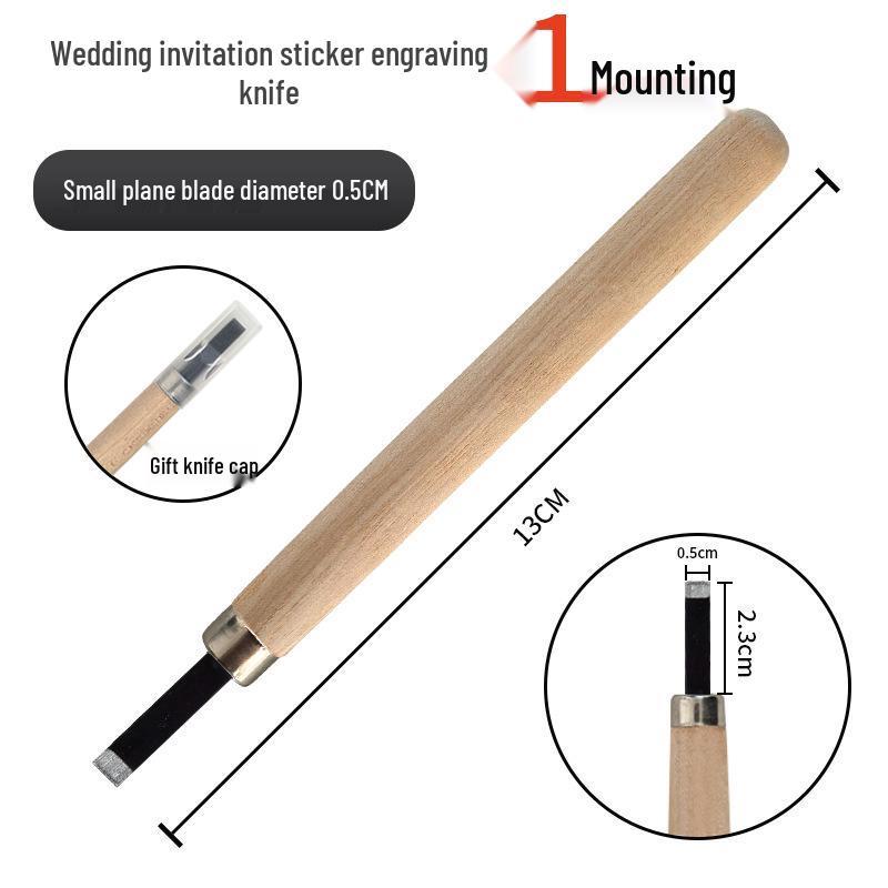 Wood Carving & Stamp Making Knife Set for Weddings