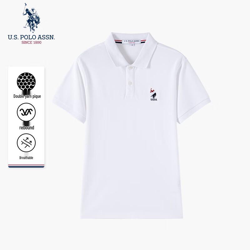 НАС. АССН ПОЛО. Мужская повседневная футболка-поло из двойной пряжи пике XL/180