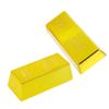 Simulation Golden Brick Paperweight Bullion Bar Office Accessory Fake Gold Bar  Novelty Gift