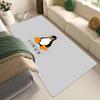 Linux Betriebssystem Tux Pinguin Anime Fußmatte Rechteckig Zuhause Weich Badezimmer Matte Eingangstür Innen Außen Matte Willkommen Fußmatte