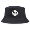 Fashion Grimace Bucket Hat Hip Hop Panama Caps Unisex Sun Visor Hats Wry Face Printed Cap Fisherman Hats Pumpkin Halloween Face