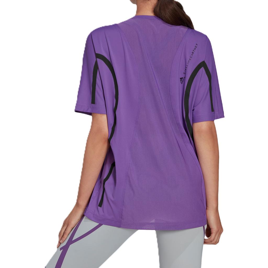 Adidas Stella McCartney Regular T Shirt Women's Bright Purple/White HH7220