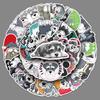 50 Schnauzer Graffiti Stickers Personalized Cartoon Cute Dog Decorative Mobile Phone Case Water Cup Waterproof Stickers