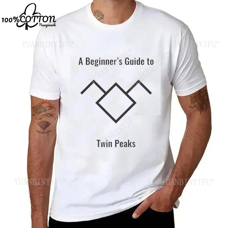 Leisure Classic Film TWIN PEAKS Printed Cotton T-shirt Top Unisex Short Sleeve Short-sleev O-neck Streetwear S-6XL