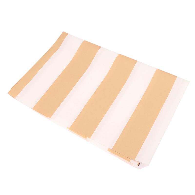 420D  Striped Print Oxford Fabric Waterproof Fabric Canopy Tent Umbrella Cloth Pu Coated 50X150Cm Sunshade