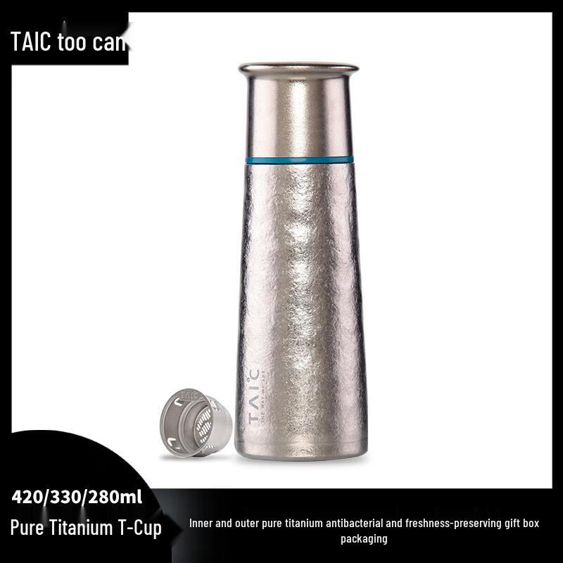 TAIC Pure Titanium Insulated Water Bottle
