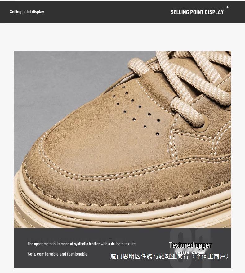 Herrar Högtoppiga Andningsbara Vårarbetsstövlar, Storlek 45-50, Halkfria Martin-stil.