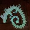 Ornamento Drago Stampato 3D 22/30/45 cm Decorazioni Drago Simulate Artificiali Ornamento Luminoso da Scrivania Regali per Feste Festival
