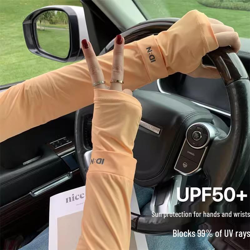 

Women s Ice Silk Sun Protection Sleeves - UV Protection for Summer Driving & Cycling