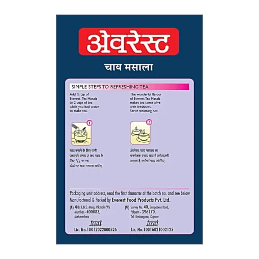 EVEREST Tea Masala 100 G Pack Of 1 Aromatic Spice Blend For Flavorful Milk Tea And Warm Beverage Experience Enjoyment