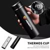 GJIFK1 500ml Portable Car Smart Thermos Bottle Temperature Display Cup For Abarth Stilo Ducato Palio Bravo Linea Doblo 500 Grande Tipo