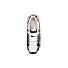 Skechers D'LITES 4.0 Pearl Bear Women Textile Leather Low Top Dad Shoes White Black 896156-BKW