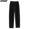DIMANAF 2024 Spring Summer Plus Size Women New Long Pants Trousers Casual Loose Solid Harem Pants Wide Leg Pants Fashion Lady