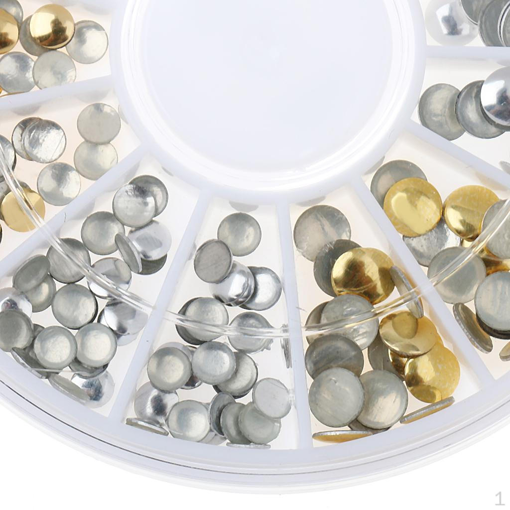 

400pcs DIY Glitter Decoration Round Rivet Shaped