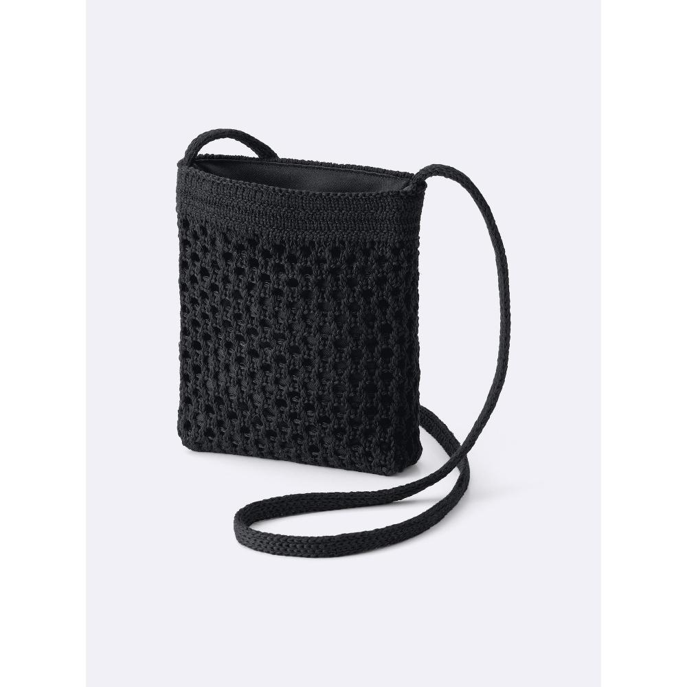 

Gu By Uniqlo Mesh Knit Shoulder Pouch+e 09 BLACK/ONE SIZE