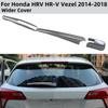 New Car ABS Chrome Accessories Plated Rear Windshield Wipers Cover Trim Paste Style For Honda HRV HR-V Vezel 2014 2016 2017 2018