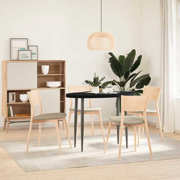 VidaXL Dark Brown Table Top 100x50x4cm Solid Oak Wood Oval 4009058