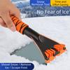 Snow Brush PP Car Ice Scraper Multi-function Retractable Windshield Remover Portable Auto Glass Defrost Snow Clearing