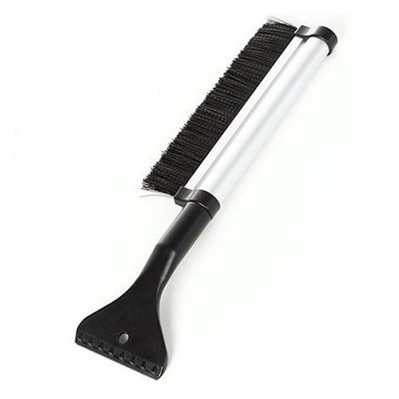 

Телескопическая автомобильная лопата для снега и скребок - многофункциональный инструмент для удаления льда и размораживания серебряный