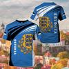 Estonia Flag Coat of Arms Graphic Tee Summer Casual Pullover Men's Fashion O-neck T-shirts Boys Oversized Short Sleeve Tops
