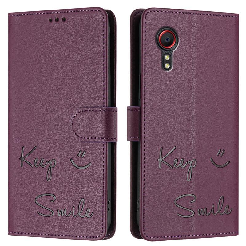 For Samsung Galaxy Xcover 5 Case Flip Etui on For Samsung Xcover5 Classic Phone Wallet Leather Cases SM-G525F Card Back Cover