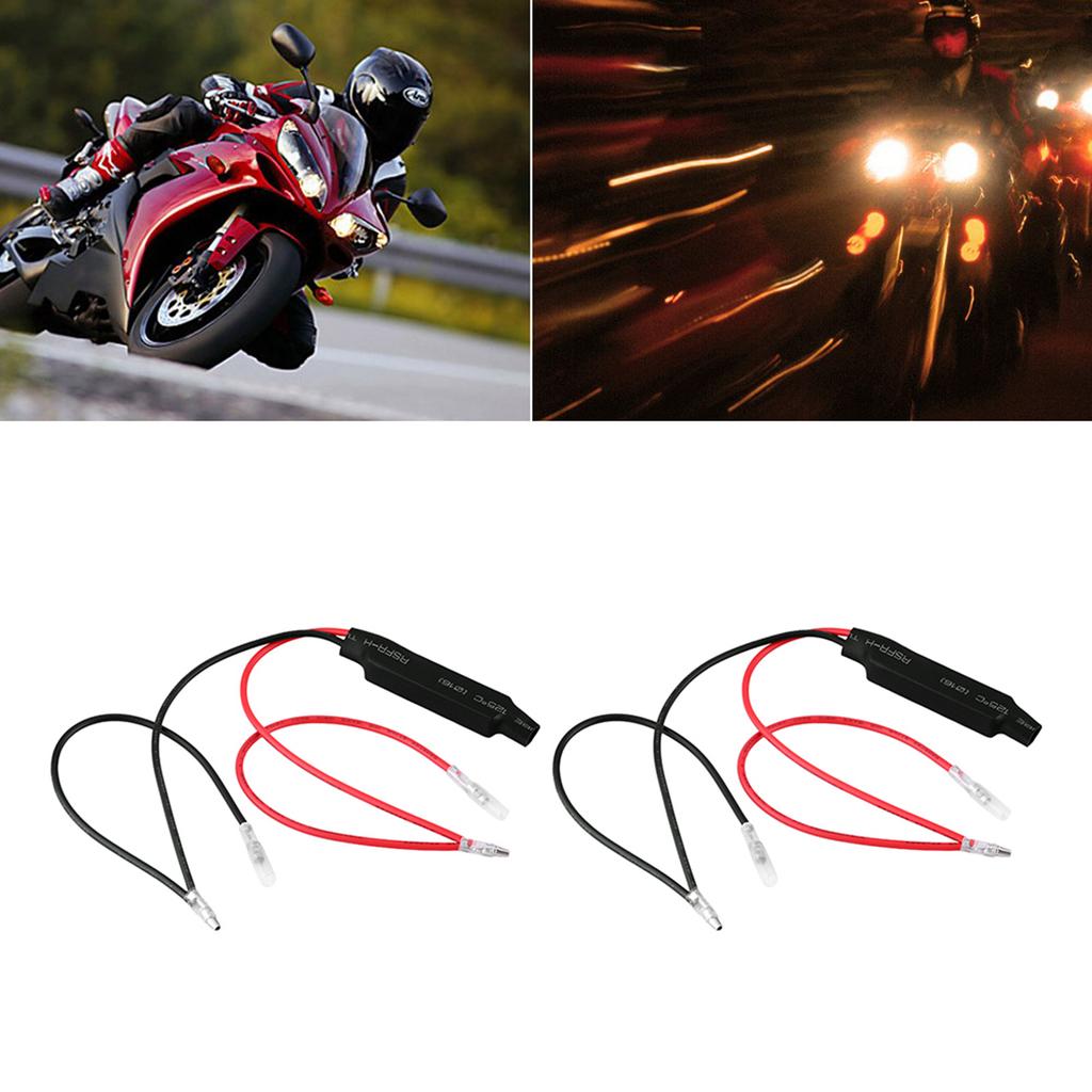 10W Motorcycle LED Turn Signal Indicator Light Load Resistor Fix Error Flash Controller