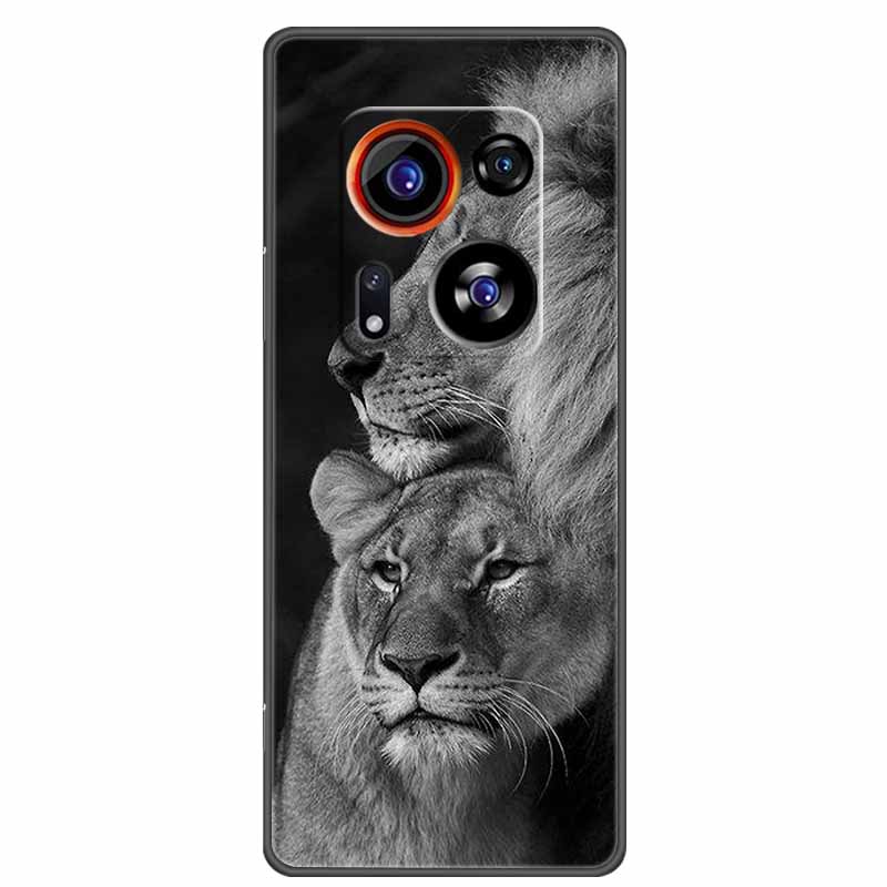 For Tecno Phantom X2 Pro Case Animals TPU Soft Silicone Phone Cases for Tecno PhantomX2 Pro Funda Shockproof Wolf AD9 AD8 Capa