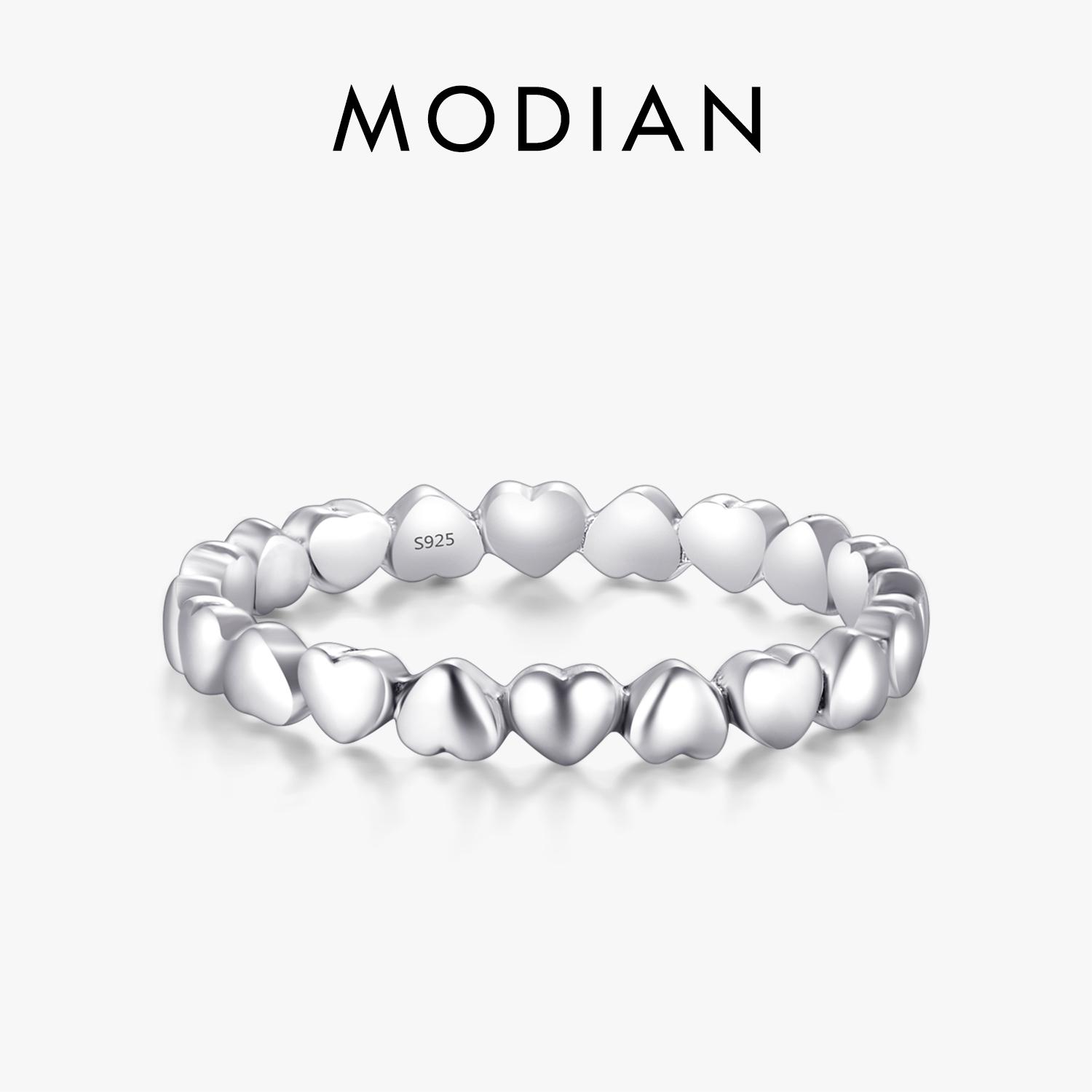 

Hot Authentic Original Fashion 100% Solid 925 Sterling Silver Heart Finger Ring Forever Love Jewelry Valentine s Day Gift 9