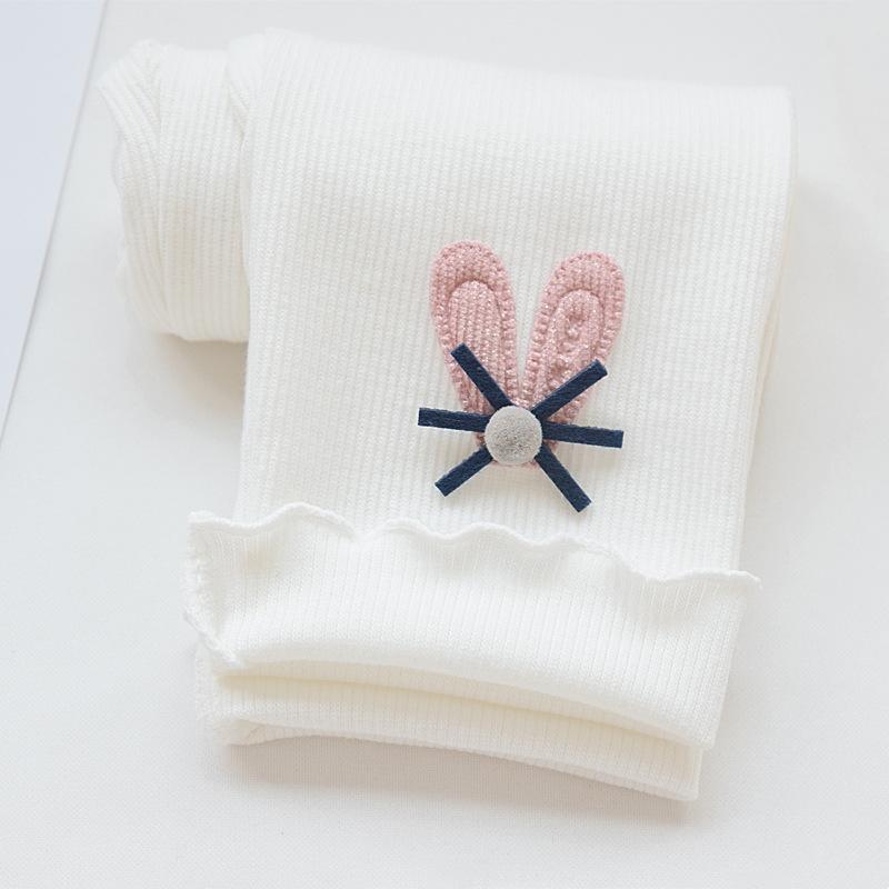 Baby Girls Leggings Cute Cotton Pants Skinny Print Trousers Cartoon Children Tights Casual Pants Clothes Spring Autumn