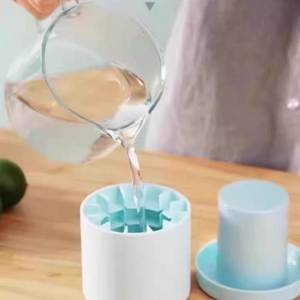 Silicone Ice Cube Mold, Easy To Use, for Making Ice Cubes, Ice Buckets, and Cylindrical Cups, Reusable Mold, Food-grade Silicone