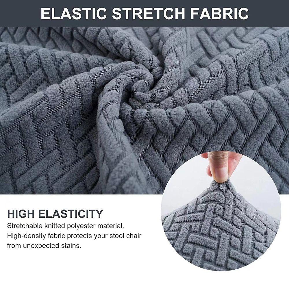 Dustproof Counter Height Bar Stool Cover Jacquard Bar Stool Seat Covers Chair Protectors  Household