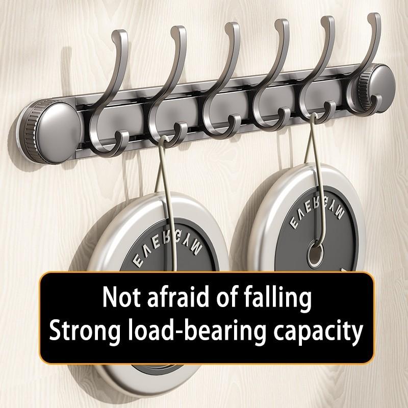 Household Suction Cup Door Rear Hook Perforation-free Strong Load Bearing Door Rear Hanging Rack Storage Wall Hanging Rack Hook