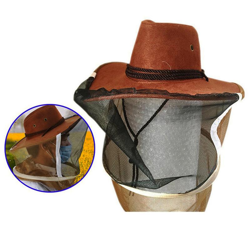 Beekeeping Cowboy Hat Beekeeping Protector Cap Beekeeper Fly Insect Net Cowboy Comfortable Design Anti Bee Hat