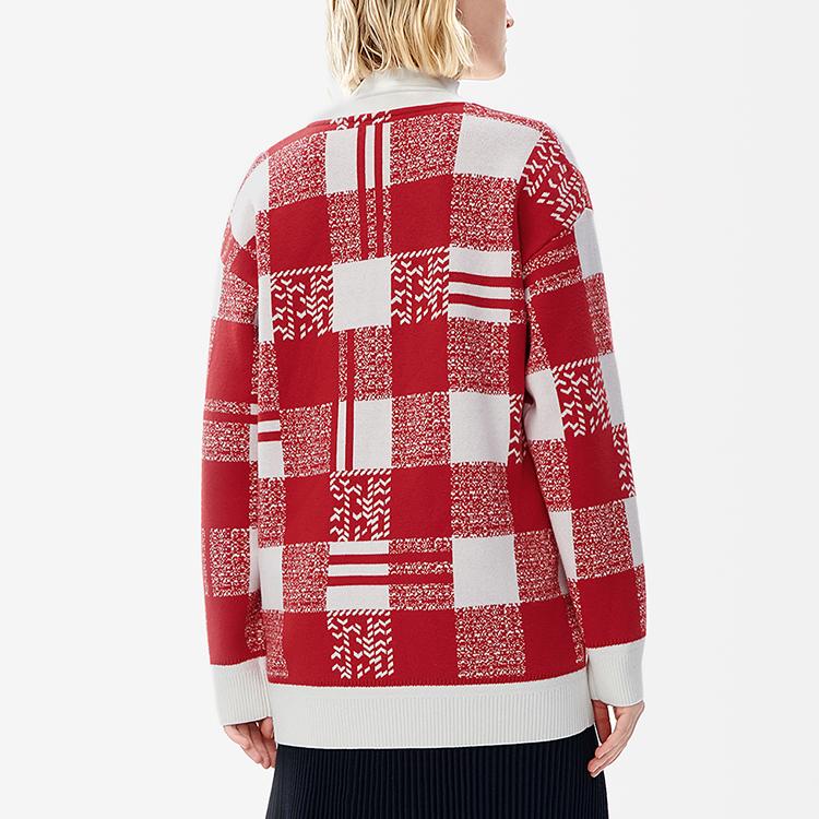 New FILA Sweater Women's Legend Red F11W241405FRD