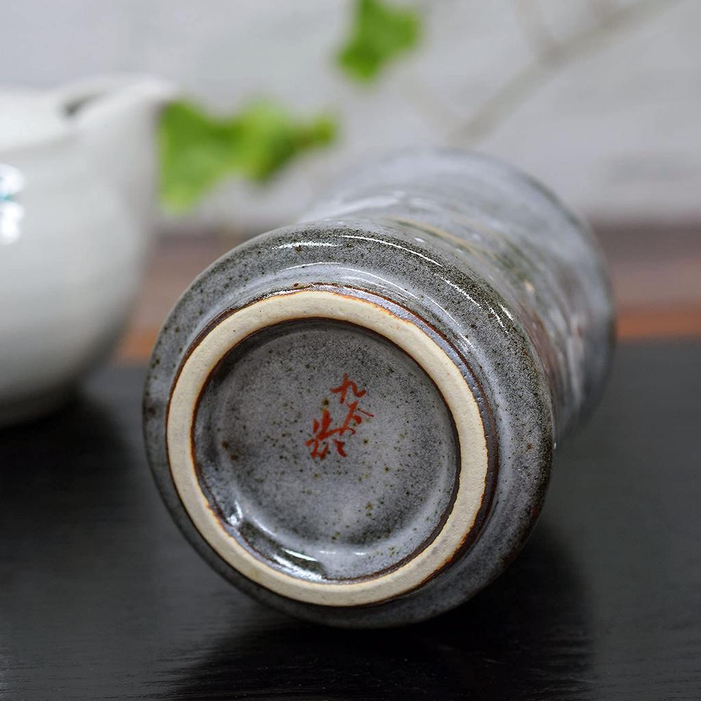 Waza no Kura Stylish Kutani Ware Teacup with a Feathered Rabbit Design, Large, Ceramic, Brand Name, Japanese Tableware, Made in Japan