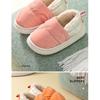 Children's Cotton Slippers Winter Bag Heel Waterproof and Anti Slip Small, Medium and Large Boys and Girls Thick Soft Sole with Plush Cotton Shoes