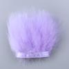 1Meters Furry Turkey Feathers Trim Ribbon White Natural Plumes For Traditional Holiday Dress Sewing Plumas Accessories