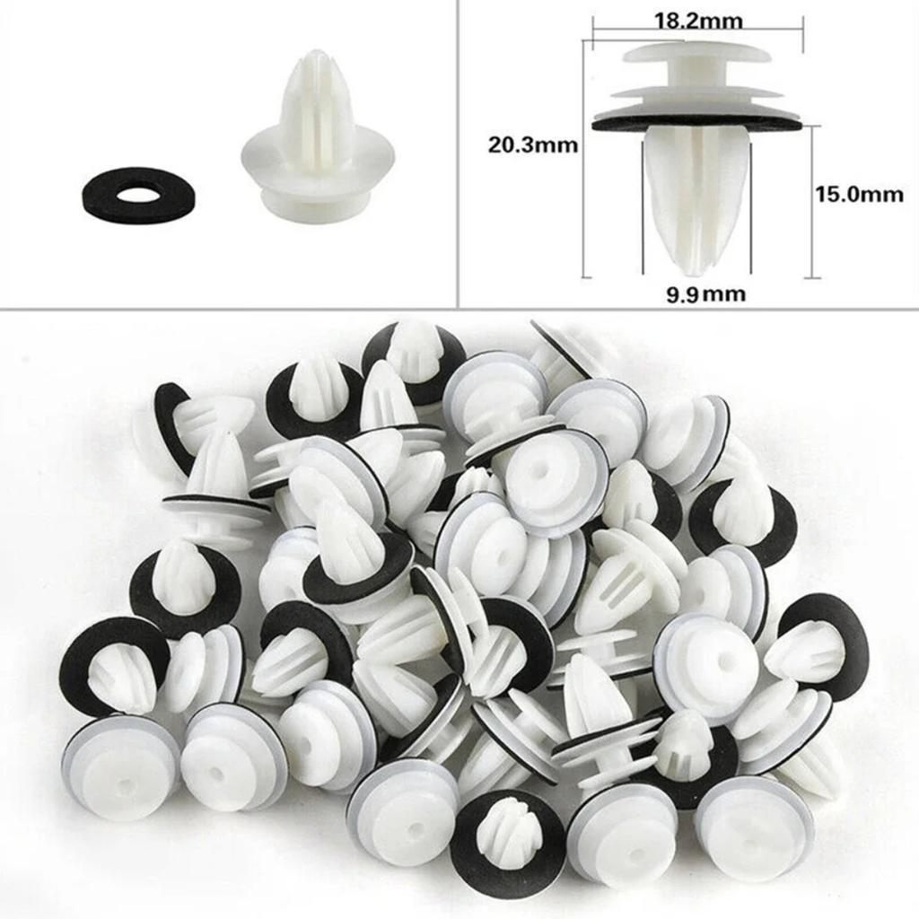 20/50Pcs Car Door Panel Clips, Universal Auto Bumper & Fender Fasteners, Automotive Replacement Clips