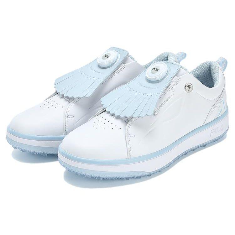 Fila GF 1911 Trainer Comfortable Sports Professional Stability Soft Spikes Low Top Golf Shoes Women Sneaker Blue A12W321707AWO
