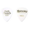 HISTORY HP8M MIDIUM Picks Set of 30 Teardrop Shape White History