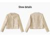 2025 Spring Women's Jacquard Lace Flower Jacket - New Chinese Style