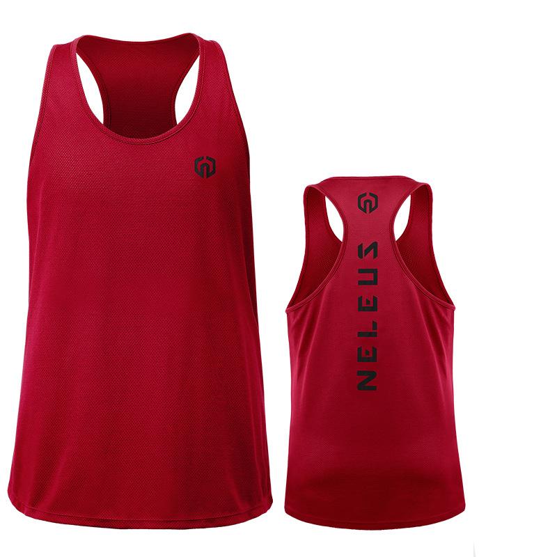 Men's Tank Vest Fitness Sleeveless Shirts Gym Shirt Bodybuilding Mesh Breathable Quick-drying Singlet Workout Running Tops S M L XL XXL 3XL 4XL