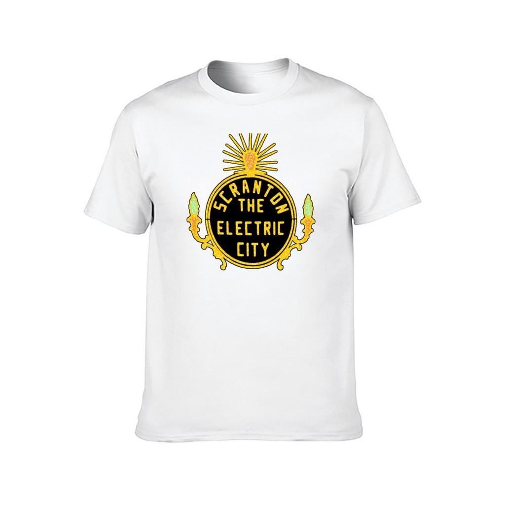 Scranton Lights TShirt funny t shirts dark humor cotton t shirt man TShirt