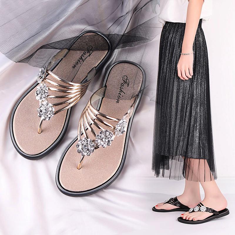 Summer Lightweight Women's Casual Flat Flip-Flops Sandals