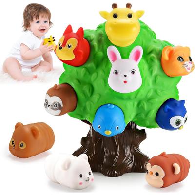 Toddler Toys Farm Animal Learning Toy Forest Animal Playset Montessori Toys For Boys Girls Sensory Birthday Christmas Gifts