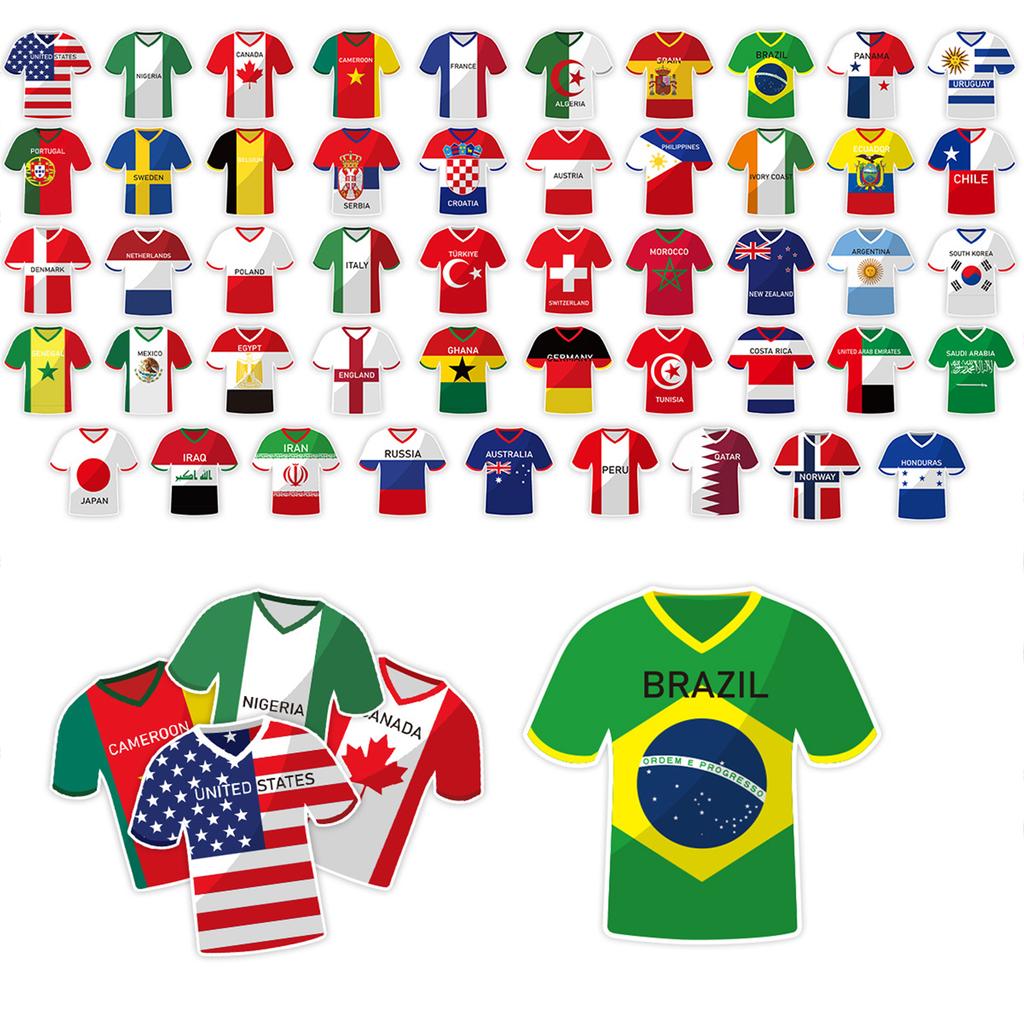 Football Jersey Flag Design 15x15cm Football Themed Banner Single-sided Printed for Garden Bar Club Living Room Public Viewing