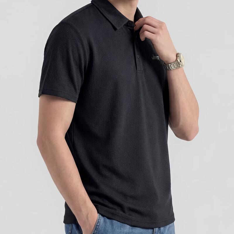 JEEP Men's Cooling Short Sleeve Polo Shirt