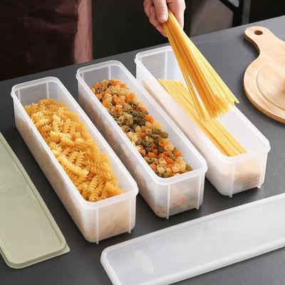 Pojemnik do przechowywania makaronu Pasta Noodles Wodoodporny z pokrywką Materiały spożywcze Przybory kuchenne Pudełko do przechowywania świeżości w lodówce AVE